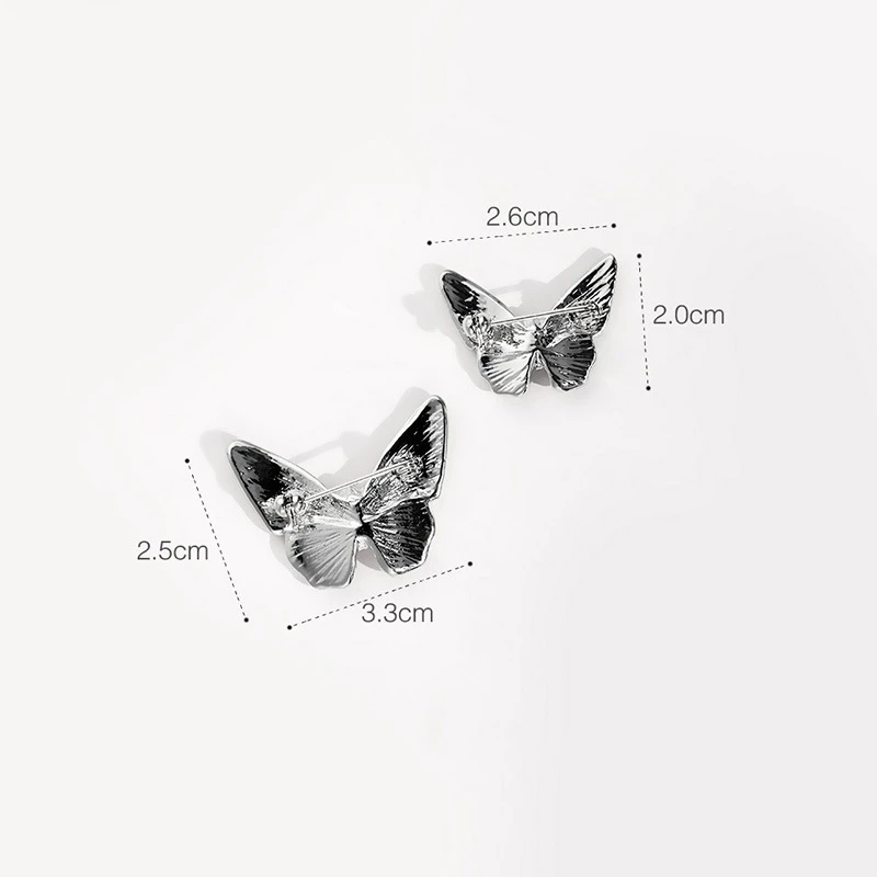 

Bacolod Colorful Beauty Butterfly Brooches 2020 New Arrival Crystal Dripping Oil Cute Brooch for Women Elegant Accessories