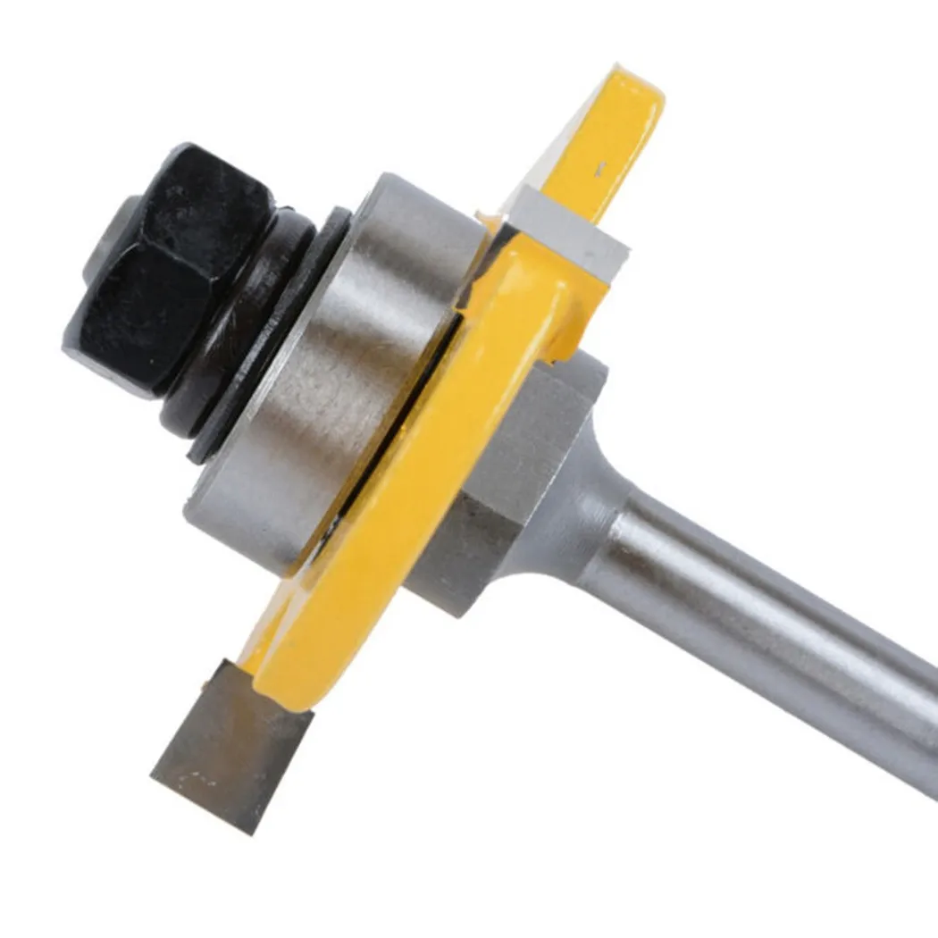 

1/4\" Shank Router Bit Joint Assembly Power Tool Tongue & Groove Wood Cutter