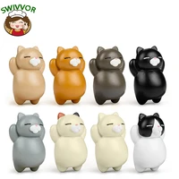 Pack Fun Cat Refrigerator Magnets Kitchen Decor Fridge Cat Ornament Cute Office Magnet for Whiteboard Cabinets Photo Decore