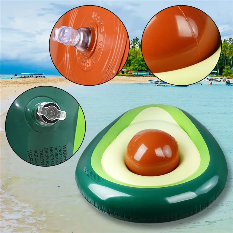 160x130cm Avocado Swimming Ring Inflatable Swim Giant Pool Floats for Adults Tube Float Toys 2020 New | Спорт и развлечения