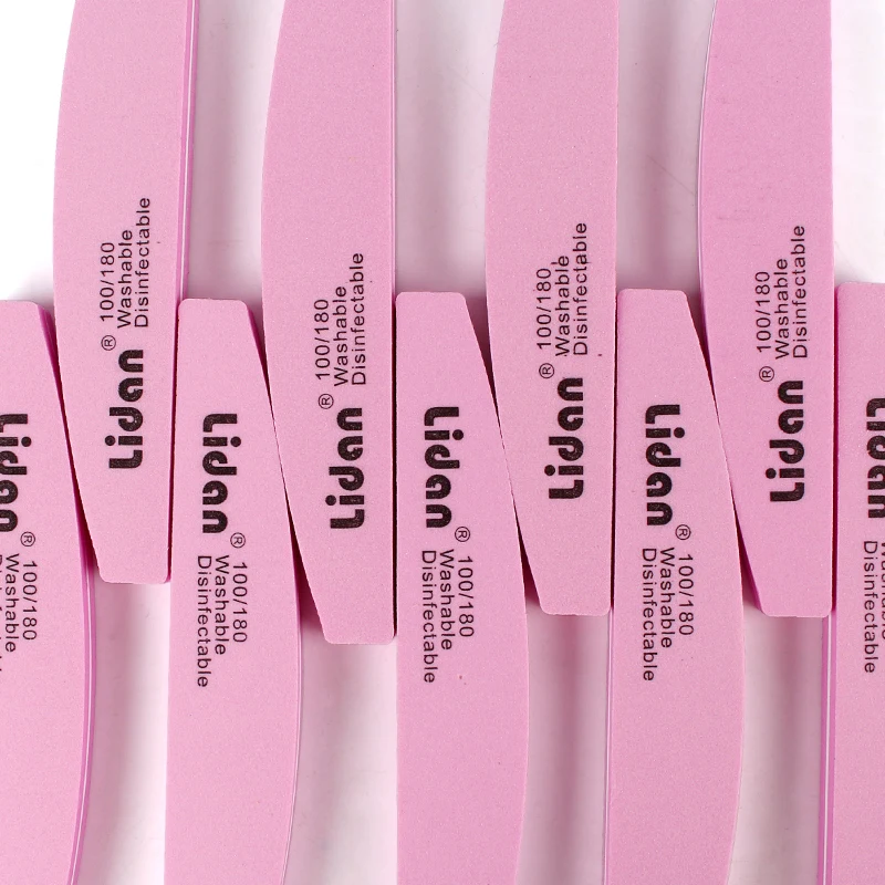 

2pcs/pack Nail File Buffer Sponge 100/180 Double-sided Washable Nail Polish Blocks For Pedicure Manicure Care Tools