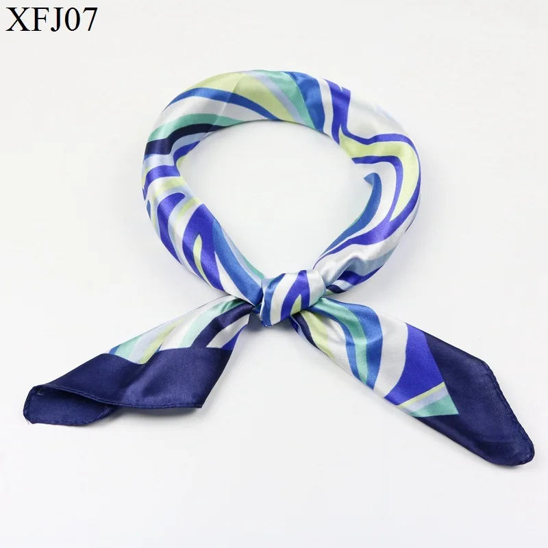 New Vortex Printed Satin Fashion Silk Scarves Temperament Lady Square Scarf Speed Sell Tong Goods Like Hot Cakes |