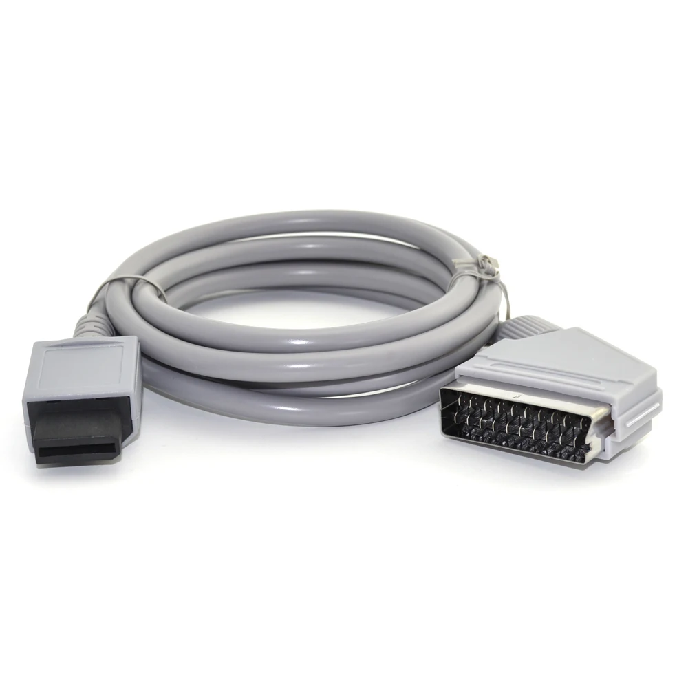 EU Plug RGB Scart Cable Video HD провод HDTV для консоли W-ii | Электроника