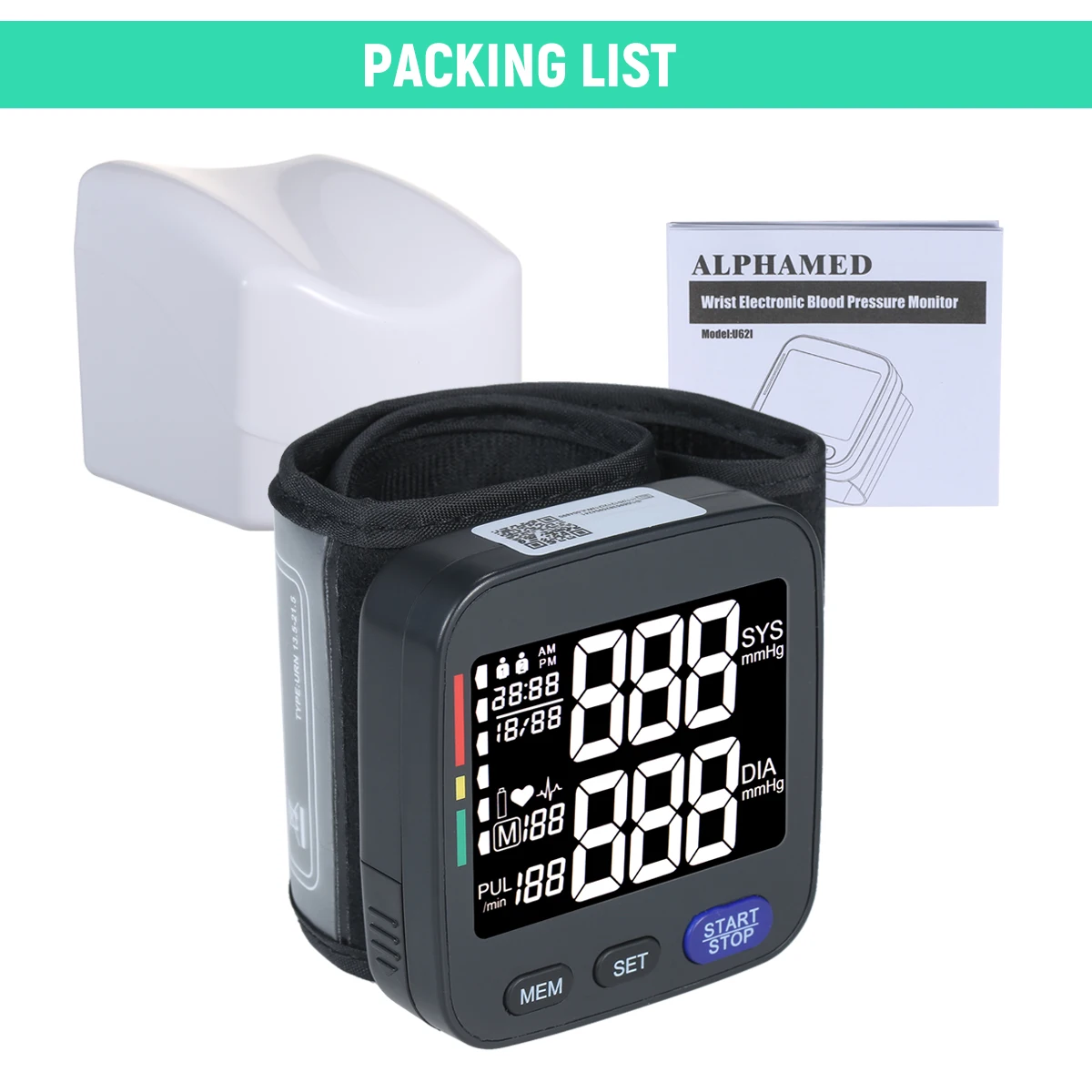 Медицинский тонометр прибор для измерения артериального давления на запястье