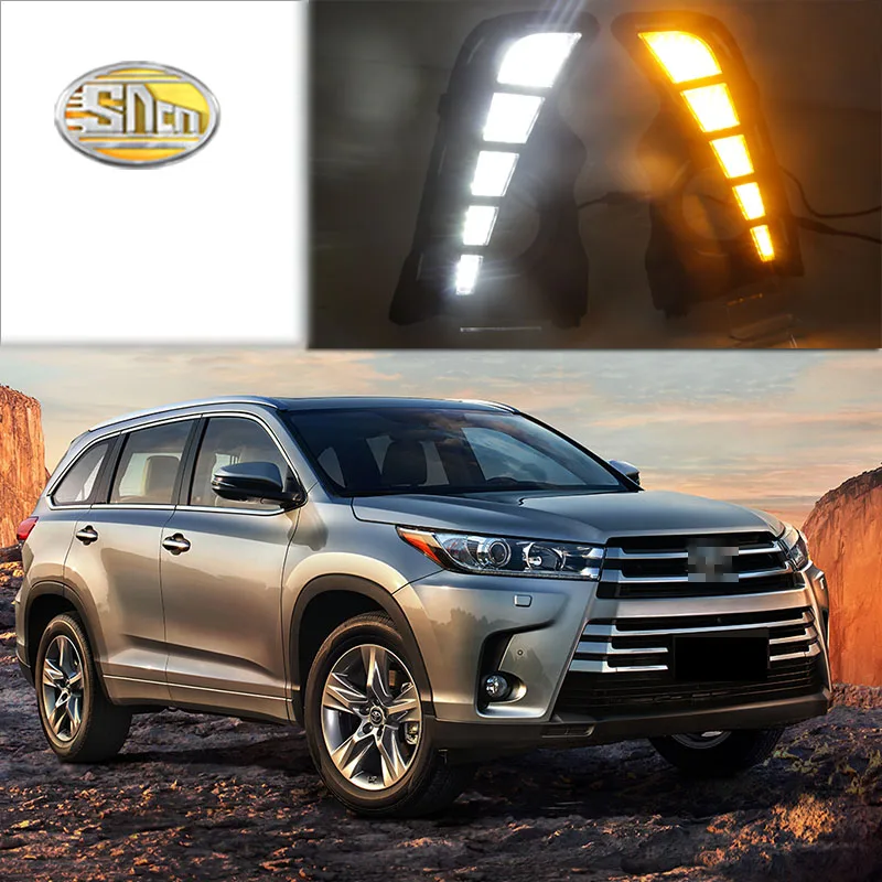 Для Toyota Highlander 2018 с реле поворота автомобильный Стайлинг водонепроницаемые 12 В