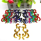 Нашивки для косплея, Цветочная аппликация, с вышивкой, 10 см, 1 пара