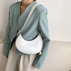 Маленькие женские сумки-тоуты в форме полумесяца, роскошные брендовые дамские сумочки на плечо из искусственной кожи, клатчи, дорожный Дамский кошелек