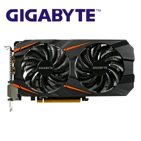 Оригинальная Видеокарта GIGABYTE GTX1060, 3 Гб, для nVIDIA Geforce GTX1063 OC GDDR5, 192 бит, Hdmi