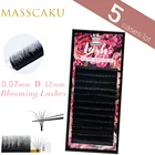 MASSCAKU Easy Fan Bloom Lashes толщина 0,03 наращивание ресниц Austomatic Flower Fast Fan для самостоятельного изготовления ресниц
