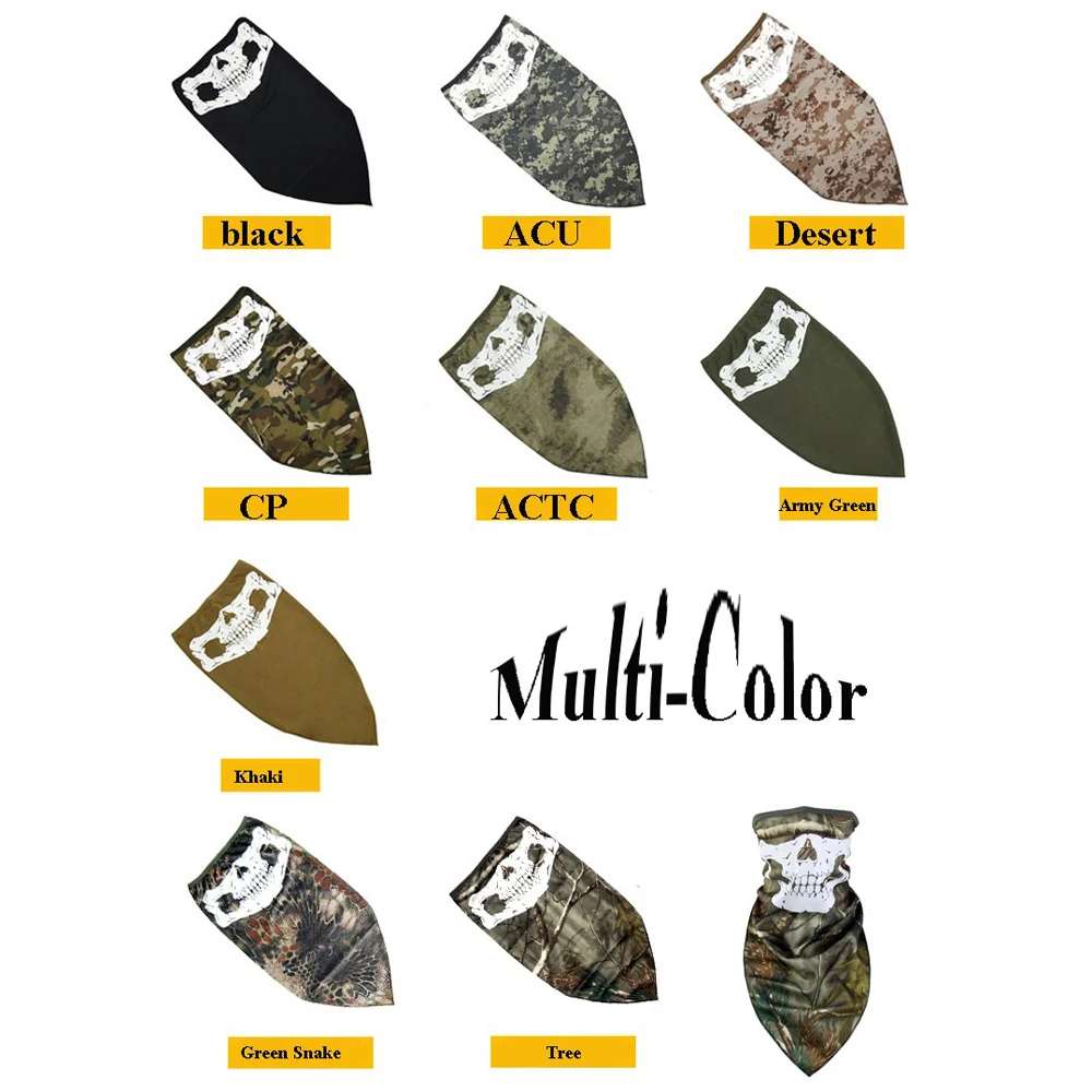 Флуоресцентная тактическая маска змея черепа страйкбольная фотомаска