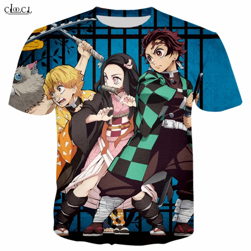 Fashion T Shirt Men / Women Anime Demon Slayer: Kimetsu No Yaiba 3D Printed T Shirts Harajuku Style T Shirt Streetwear Tops T234