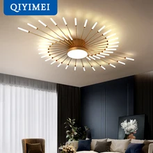 QIYIMEI Modern Ceiling Lights LED Luster Indoor Lighting For Bedroom Hall Living Kids Room Acrylic Lamps Fixture Frame 175-260V