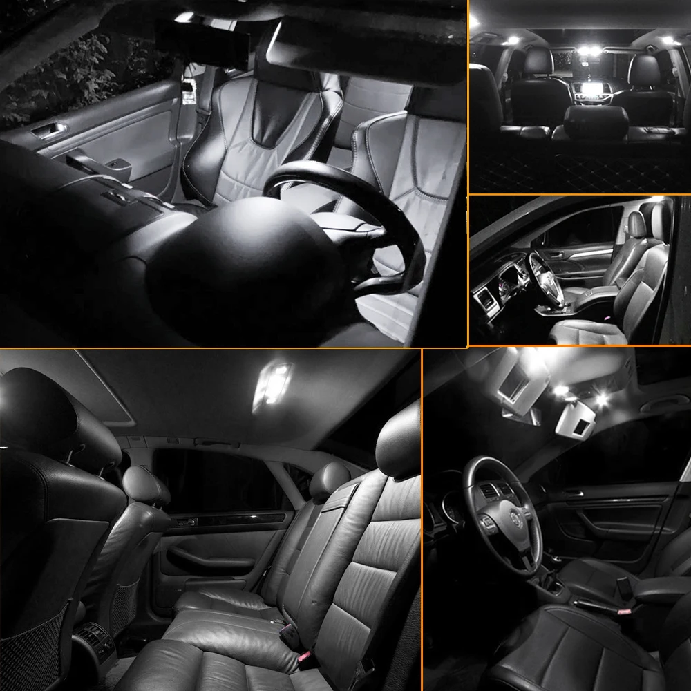 Xukey набор внутренних фонарей для Kia Sportage SL QL 2010- Купол Карта светодиодный комплект номерного знака обратный перчаточный ящик лампы без ошибок