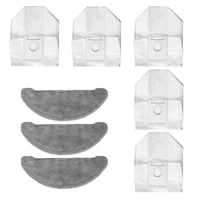 8pcs dust bag mop cloth cleaning cloth for roidmi eve plus robot vacuum cleaner replacement accessories parts