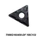Оригинальный держатель инструмента TNMG 160408-DF TNMG160408-DF YBC152 YBC252 для наружной обработки, вставка твердосплавный режущий инструмент, 10 шт.кор.
