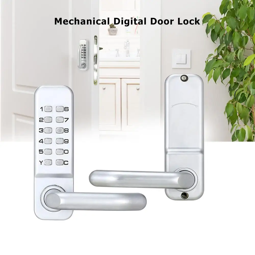 Механический цифровой дверной замок водонепроницаемый интеллектуальный