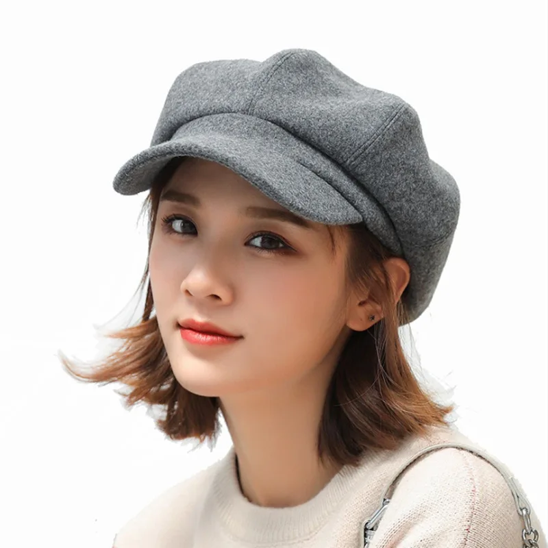 

Beret Female Retro Octagonal Cap Gorros Mujer Boina Masculina Women Hat Winter Cap Women Czapka Dla Dziewczynki Gorros Mujer