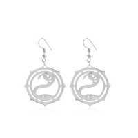 escape from tarkov earrings snake shape pendent drop earring for women girls cosplay jewelry accessories gift