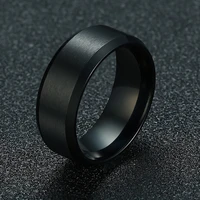 modyle 2021 new fashion 8mm classic ring male 316l stainless steel jewelry wedding ring for man korean style