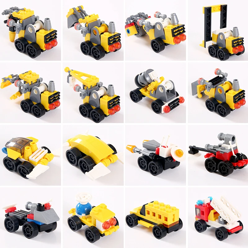 

Children's puzzle assembling car toys assembling car small particles
