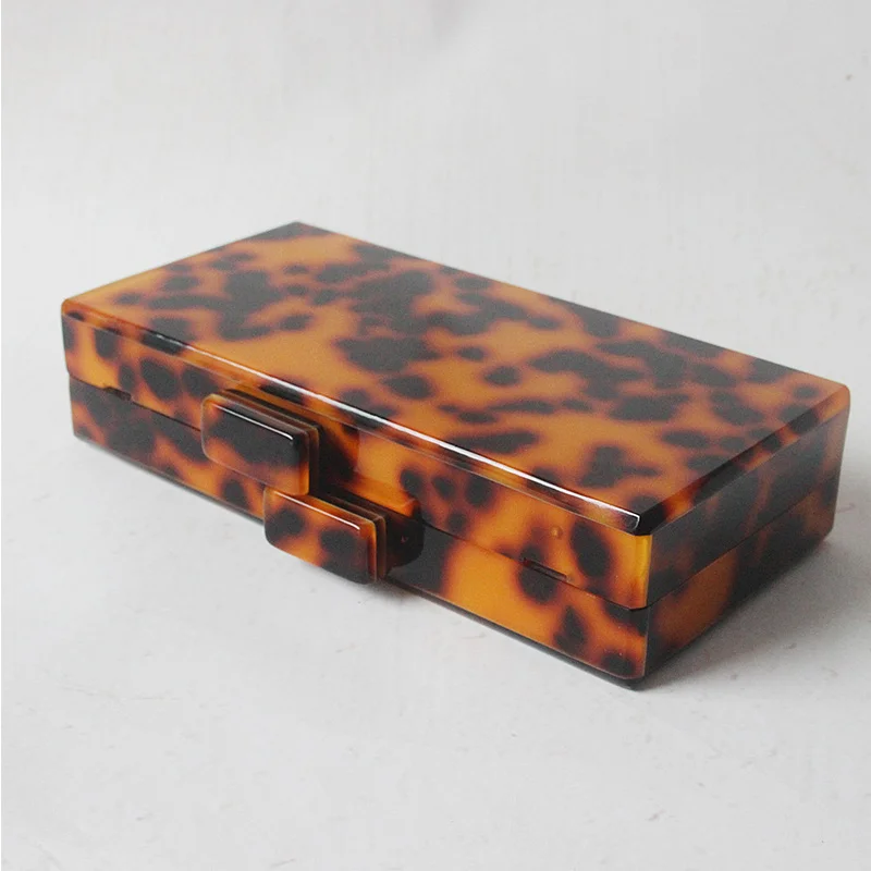 2019 акриловая Женская квадратная винтажная вечерняя сумка жесткий чехол с