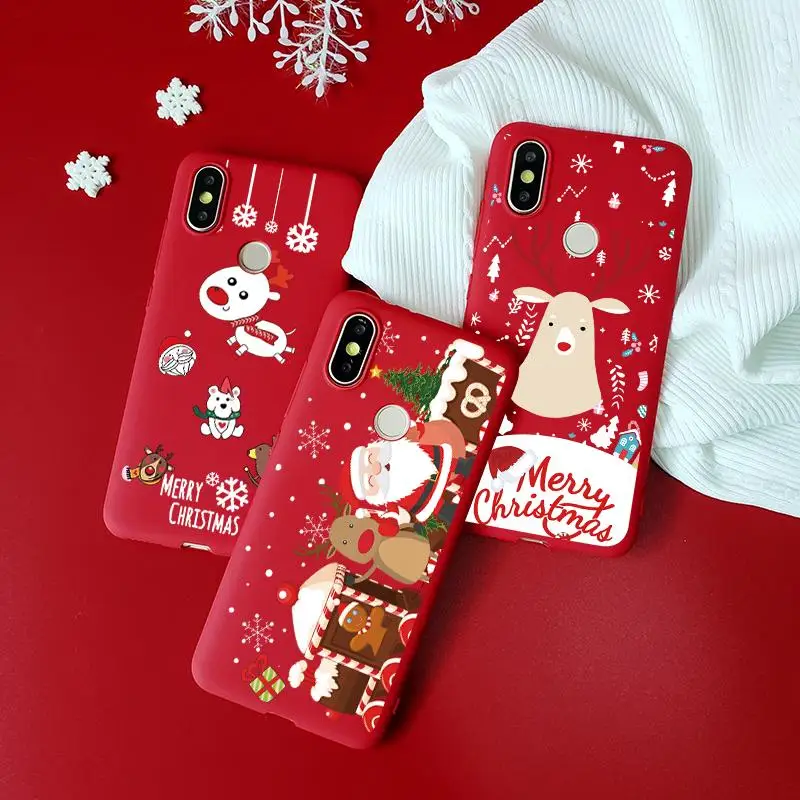 Счастливого Рождества с изображением оленя для ТПУ Xiaomi mi 9T Pro 9 SE F1 A1 A2 5X6X8 Lite Red mi Note 7 Pro 7 Y3 K20 Pro 7A 5A 6A 6 5 5A мягкий чехол
