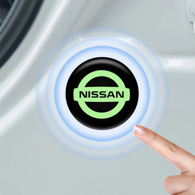 16 шт., прокладка амортизатора автомобильной двери, светящийся коврик для багажника автомобиля, звукоизоляционный коврик для Nissan Sentra патруль Navara Almera X-trail