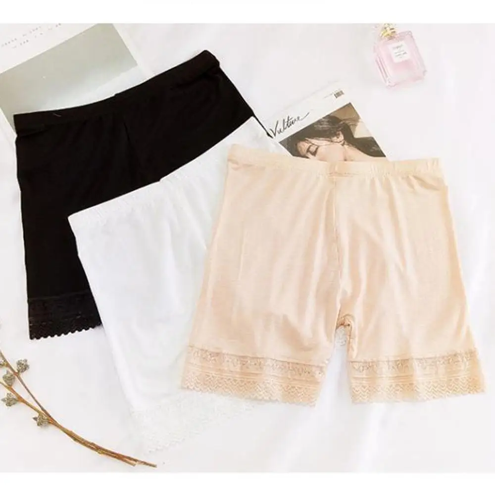 Женское кружевное нижнее белье безопасные короткие штаны тонкое Корректирующее