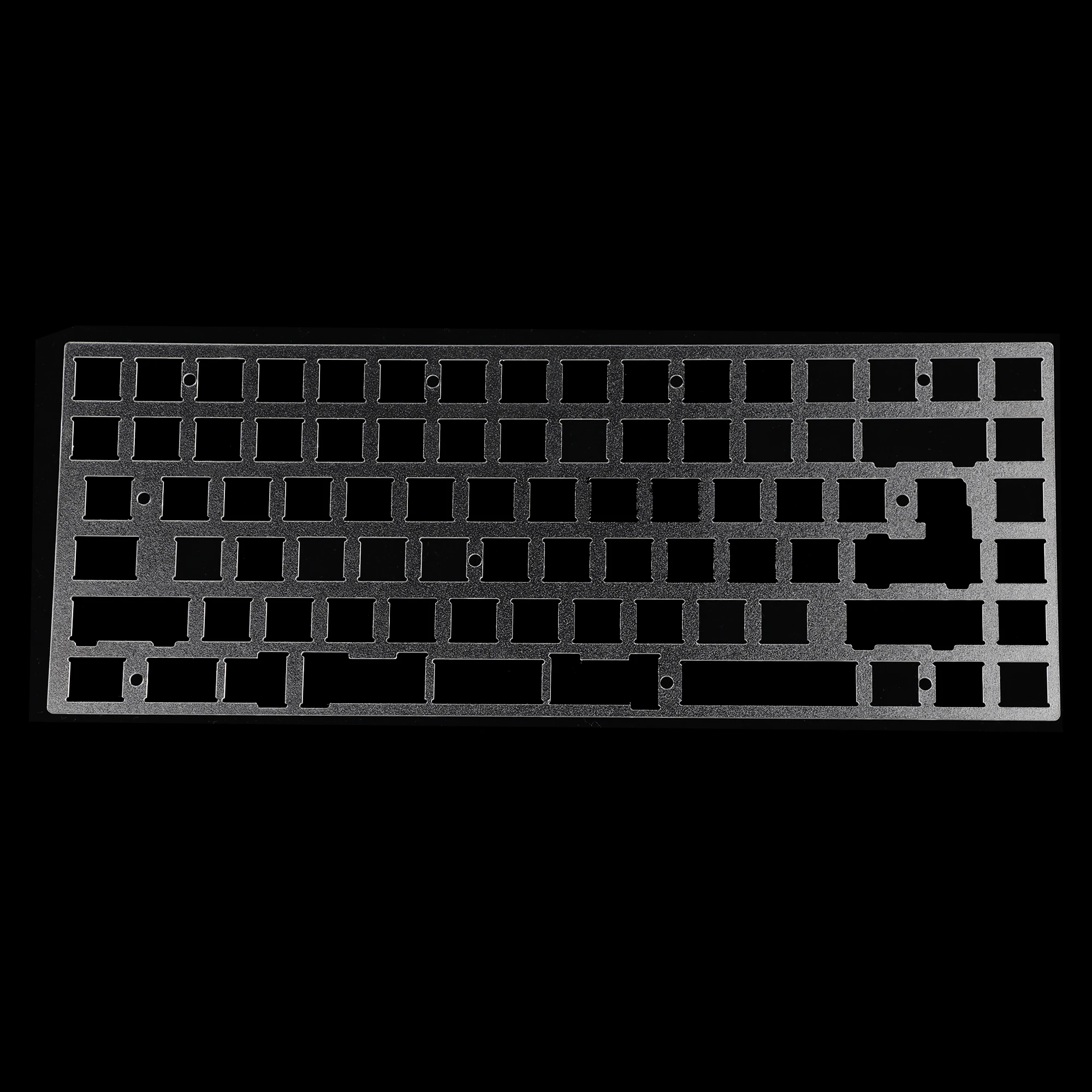 75% 84 ANSI ISO пластина CNC щетка отделка анодированный PC Alu латунная для Cherry MX