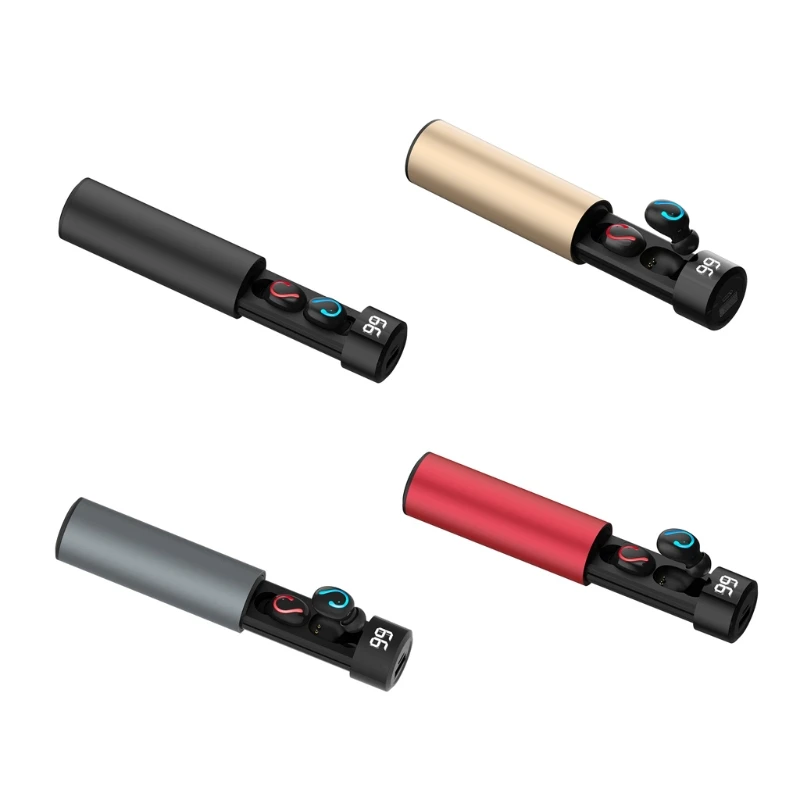 

63HD Wireless Headphones HiFi Stereo Sound Noise Cancelling Earbuds for Women Men