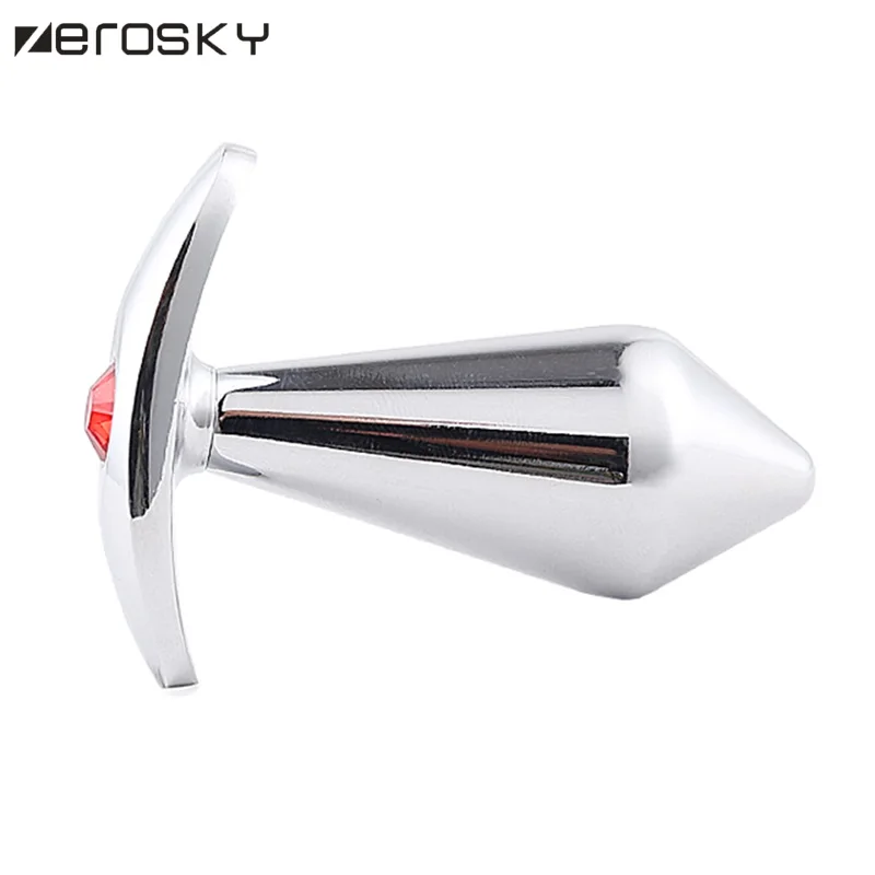 Металлическая Анальная пробка наружная одежда секс-игрушки с кристаллами