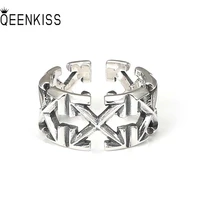 qeenkiss rg6663 fine jewelry%c2%a0wholesale fashion%c2%a0%c2%a0woman%c2%a0male man%c2%a0birthday%c2%a0wedding gift retro arrow 925 sterling silver open ring