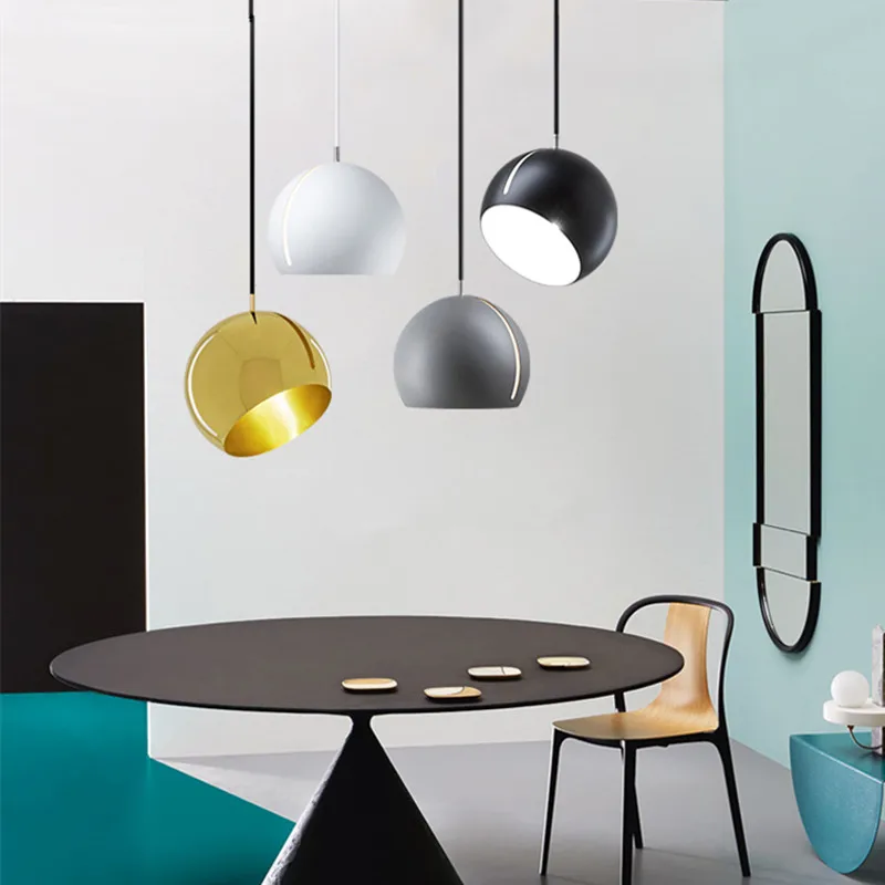 Цветной подвесной светильник для детской комнаты бара в скандинавском стиле