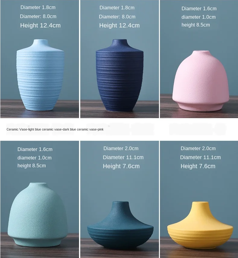 

Ceranic Vase Morandi Color Terrarium Container Porcelain Vase Attached Fake Flower American Stylegolden Vase Decor Classic Resin