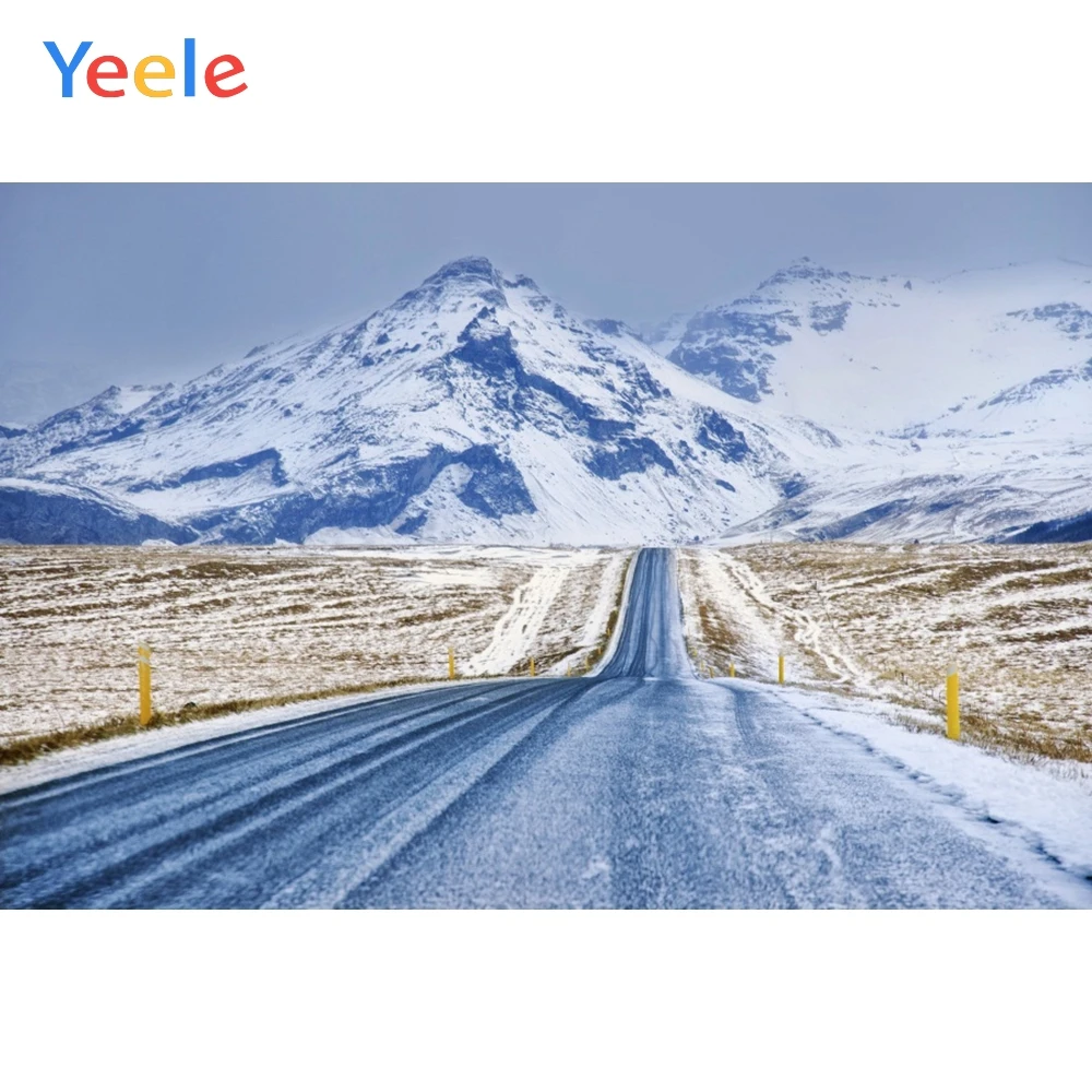 

Winter Scenery Snow Mountain Baby Portrait Birthday Backdrop Photography Custom Photographic Background For Photo Studio