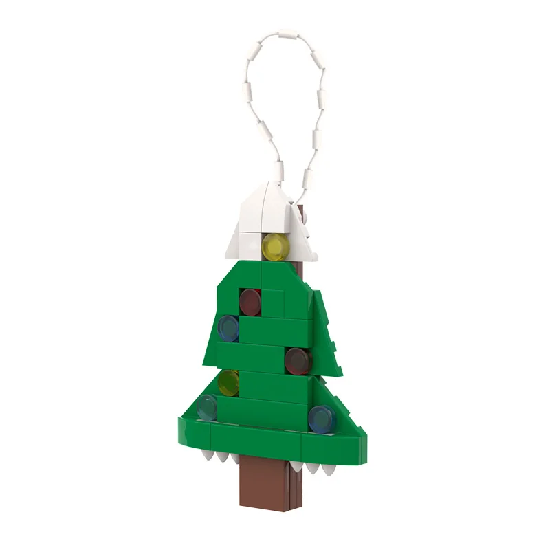 

Christmas Tree Pendant Ornaments Building Blocks Xmas Gifts Kids Toys for Children Block Model