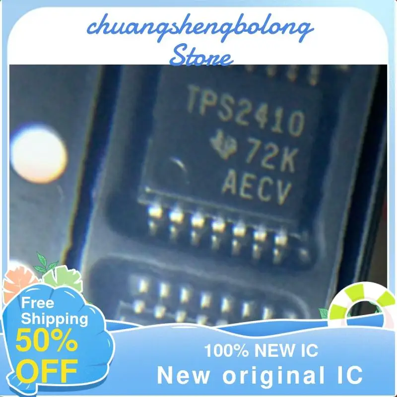 

10-200PCS TPS2410PWR TPS2410 TSSOP-14 New original IC