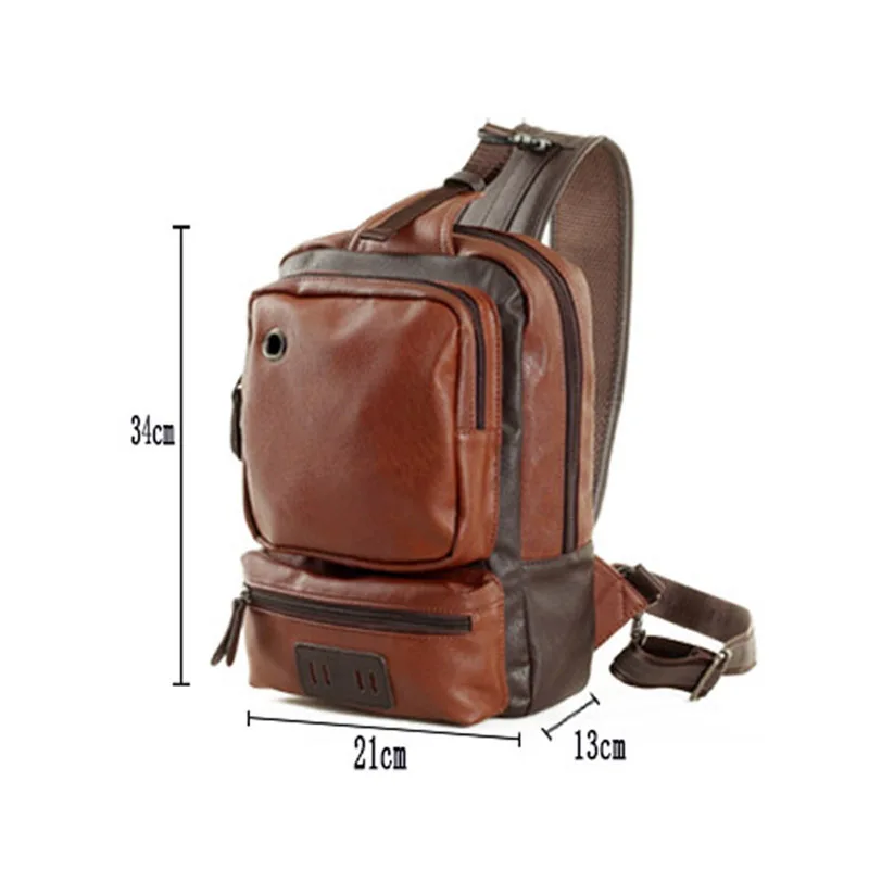 2020 Новая модная мужская сумка-мессенджер из искусственной кожи Портфолио для