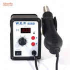 Паяльная станция WEP 858D, цифровая паяльная станция с термофеном для починки микросхем
