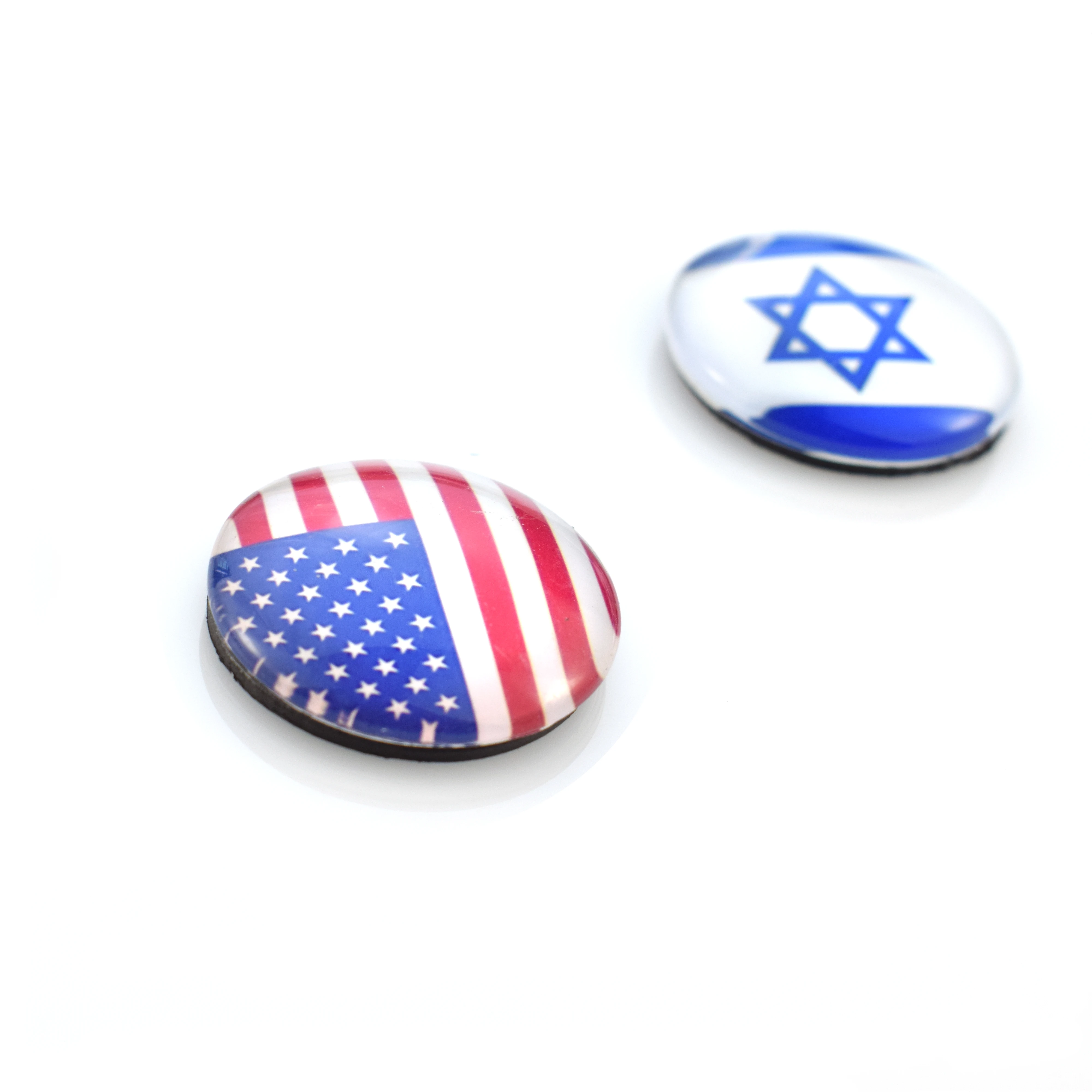 Северо американский флаг 30 мм магнит для холодильника светящееся фотостекло