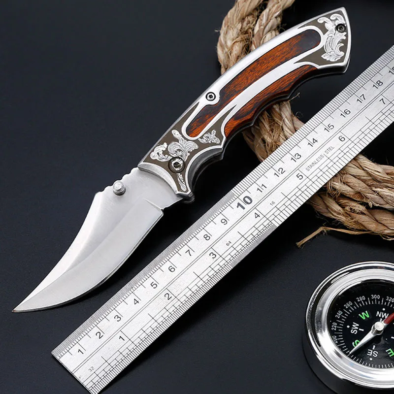 

Tactical High-hardness Folding Knife Field Survival Multi-function Hunting Knife Self-defense Knife Boutique Collection Knives