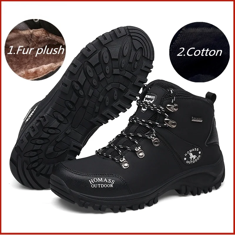 

Men Waterproof Hiking Shoes Breathable Tactical Combat Army Boots New Outdoor Climbing Shoes Non-slip Trekking Sneakers For Men