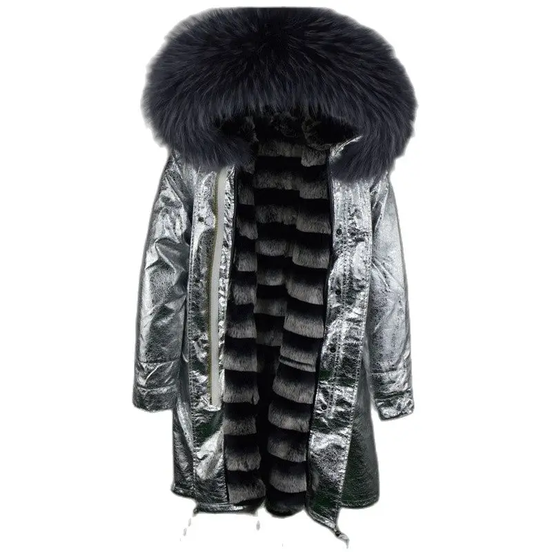 Новое поступление Экологически чистая модная зимняя парка на подкладке из