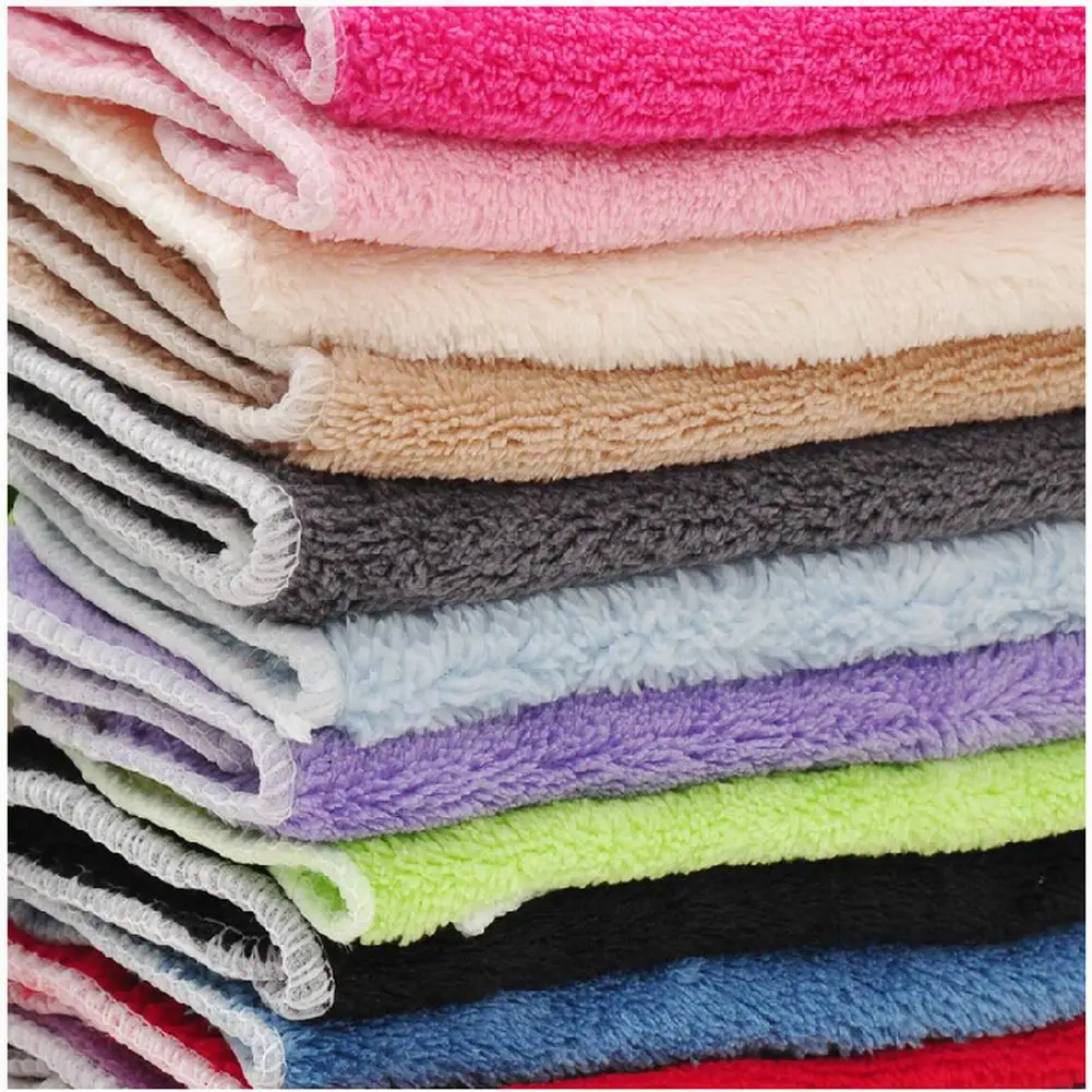 

Dish Towel Fiber Dishcloth Dishrag Duster Wash Cloth Hand Towel Random color Kitchen Accessories Highefficient Washing