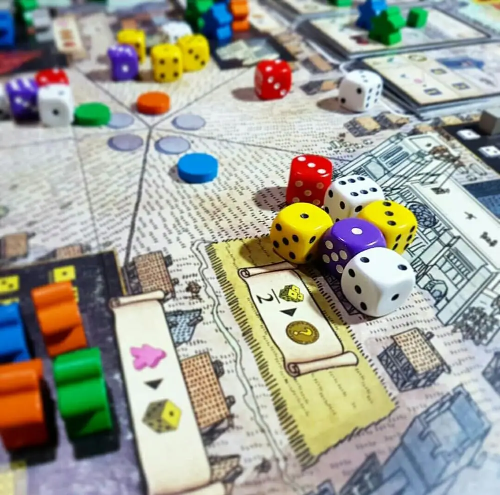 Высококачественная настольная игра карты Troyes с расширенной настольной игрой