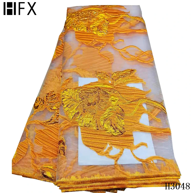 HFX 2020 нигерийские кружевные ткани высокого качества с вышивкой африканская
