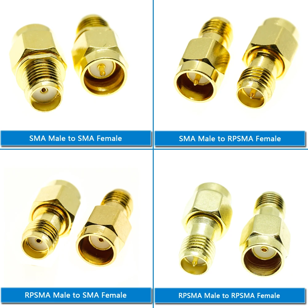 1 шт. комплект RP-SMA RP SMA к RPSMA Мужской и Женский Push-On Быстрый непосредственный разъем