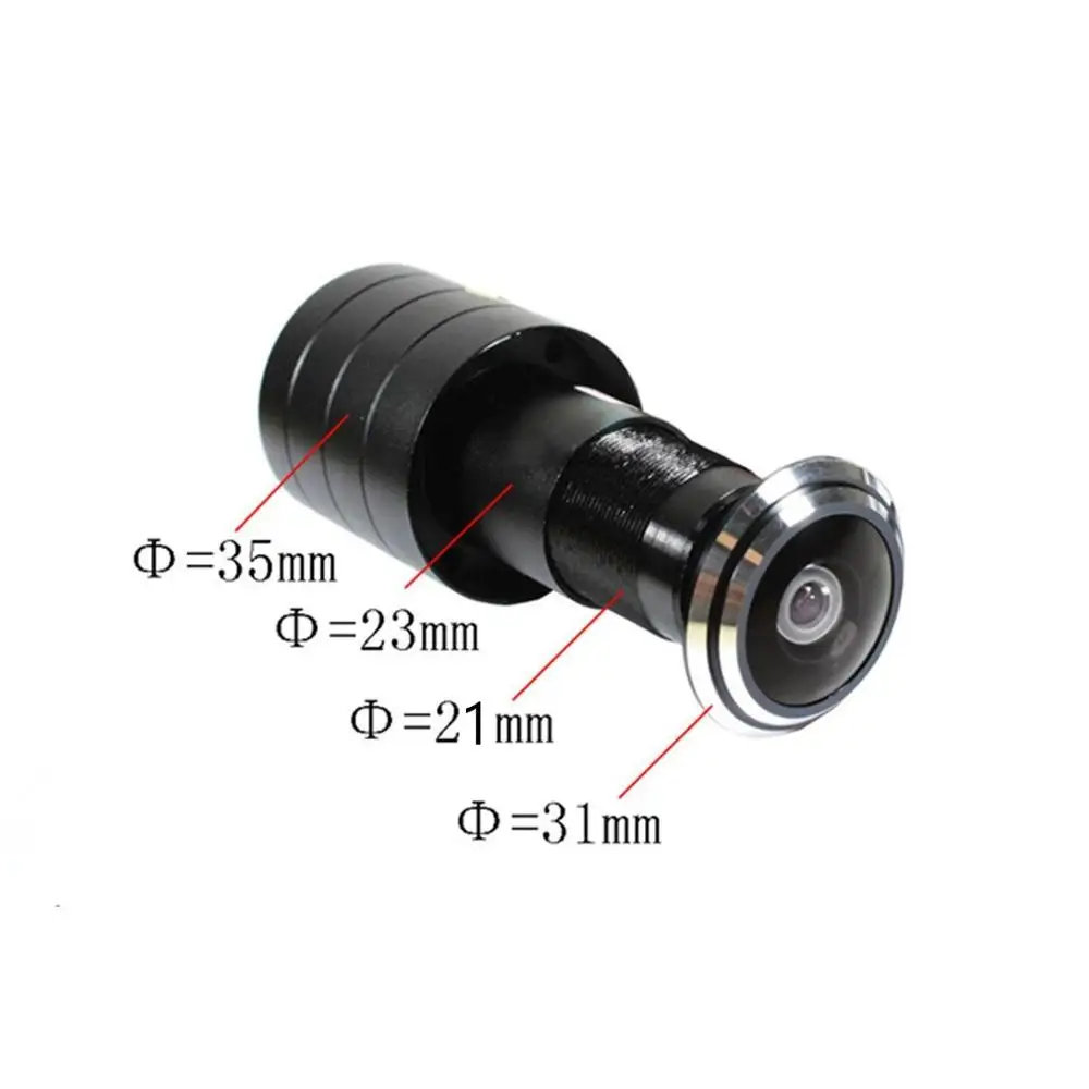 Мини камера видеонаблюдения 1/3 дюйма CCD 800TVL толщина 25 30 мм|door hole|camera for doordoor peephole