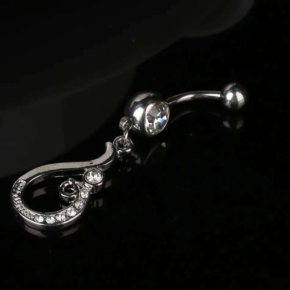 Сексуальное подвесное пупочное кольца для пупка из нержавеющей стали пирсинга