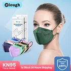 10-100 шт. ffp2 mascarillas kn95 сертифицированные взрослые одобренные fpp2 респираторные маски fpp2 espaa защитные kn95 маски ffp3 ffp2